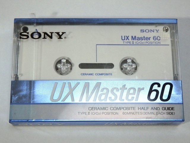 未開封品 SONY ソニー UX Master 60 TYPE II(CrO2)POSITION ハイポジション カセットテープ 60分
