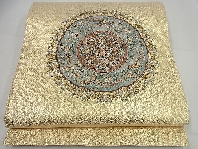 中国人間国宝 将雪英 総刺繍 平和屋2□極上 総相良刺繍 平和屋本店 