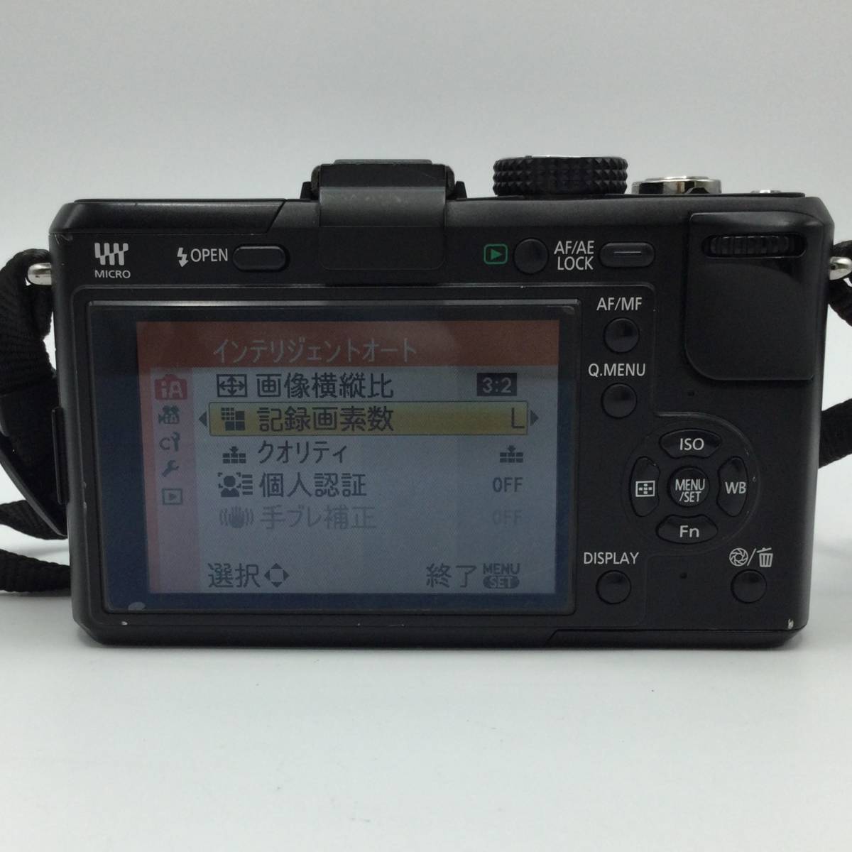 G4 ☆【通電のみ確認】パナソニック ルミックス DMC-GF1 ミラーレス 