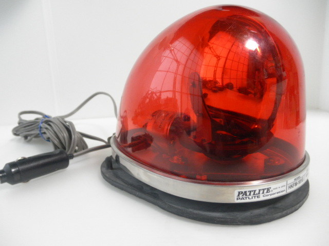 PATLITE パトライト 赤色回転灯 ゴムマグネットタイプ HKFM-101G 赤色