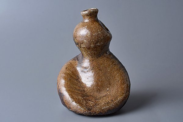 t-k148▽良▽備前瓢型瓶 検 古美術骨董品室町時代江戸時代明治時代