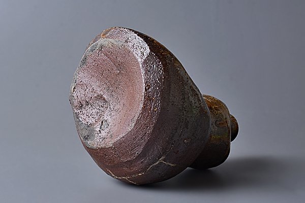 t-k148▽良▽備前瓢型瓶 検 古美術骨董品室町時代江戸時代明治時代