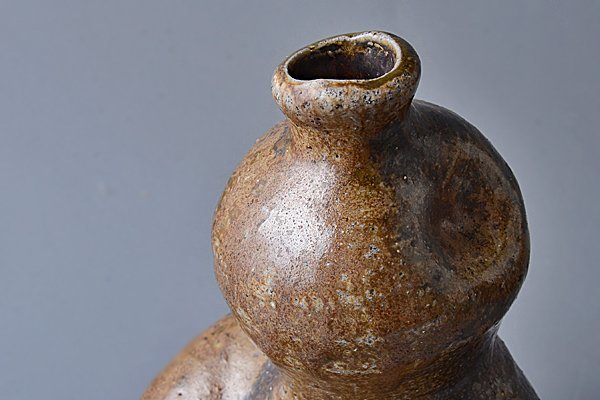 t-k148▽良▽備前瓢型瓶 検 古美術骨董品室町時代江戸時代明治時代