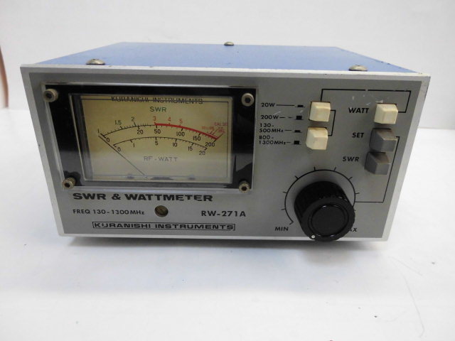 クラニシ SWR＆パワーメーター クラニシ SWR&パワーメーター RW