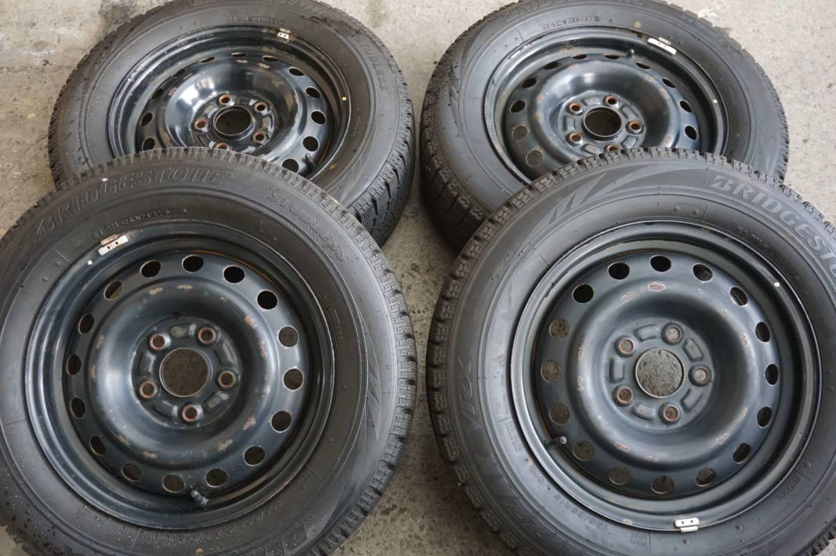 即決 ブリヂストン ブリザックVRX 195/65R15 ホンダ純正 スチール