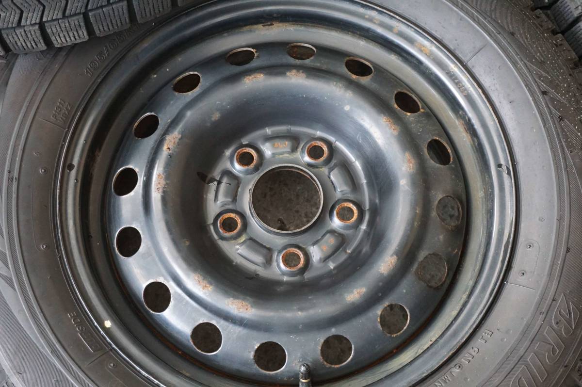 ホンダ純正 ブリヂストン 195/65Ｒ15 ステップワゴン エディックス 即決 ブリヂストン ブリザックVRX 195/65R15 ホンダ純正 スチール