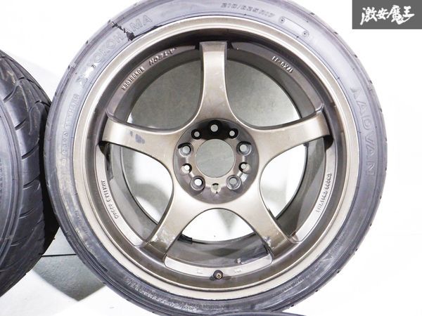 A-TECH MONOBLOCK 17インチ 8J 114.3 2本 A-TECH Aテック MONOBLOCK モノブロック 17インチ 8J +22 9J +27 5穴