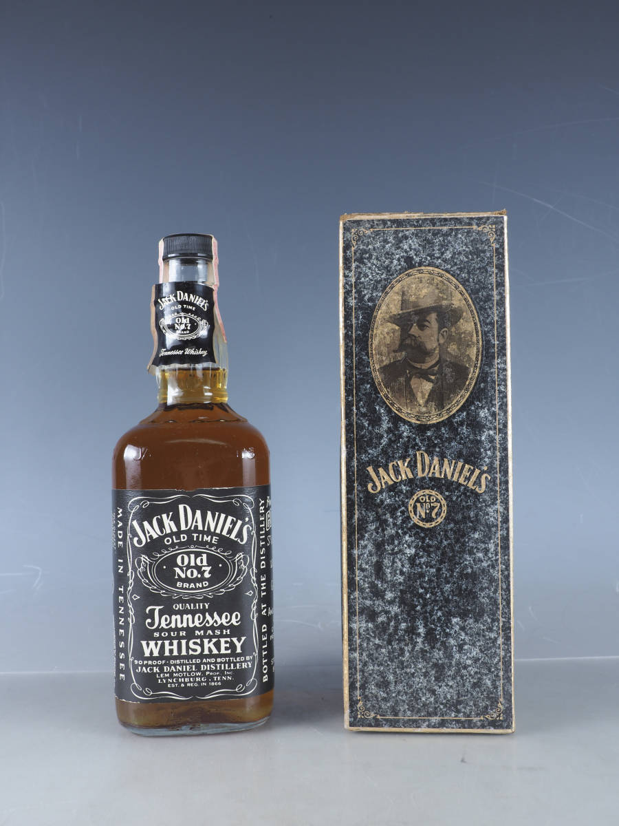 cm29_古酒 未開栓 希少 ジャック・ダニエル 750ml 40％ 旧ラベル 1980年代 テネシーウイスキー