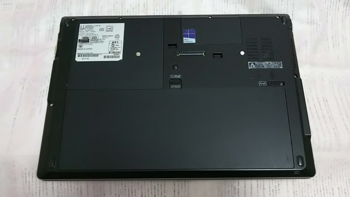 最新'Windows11Pro 23H2＊タッチパネル* SSD256.Mem８， LIFEBOOK U745/M Core i5 . 優良14.0型HD. 無線LAN.Bｔ.WebCam.ACアダプタ＊19mm厚 