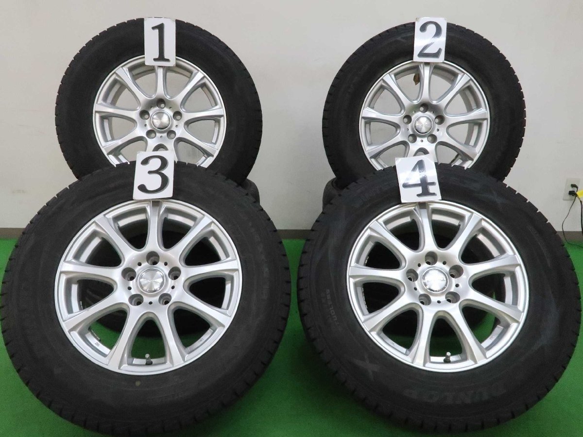 【正規品，SALE】 4本 社外 16インチ 6.5J +40 114.3 スタッドレス ダンロップ ウインターマックス SJ8 215/70R16 アウトランダー エクリプスクロス デリカD5(スタッドレスタイヤ)｜売買されたオークション情報、yahooの 5穴