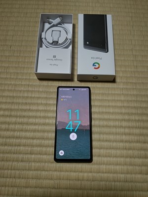 スマートフォン・携帯電話 Android16 pixel6a チャコール 128GB