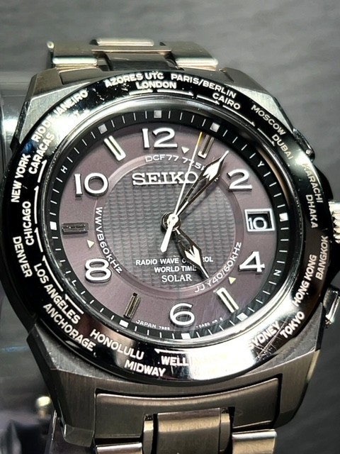 BRIGHTZ セイコー ブライツ SEIKO 美品 電波ソーラー 腕時計 - 送料 