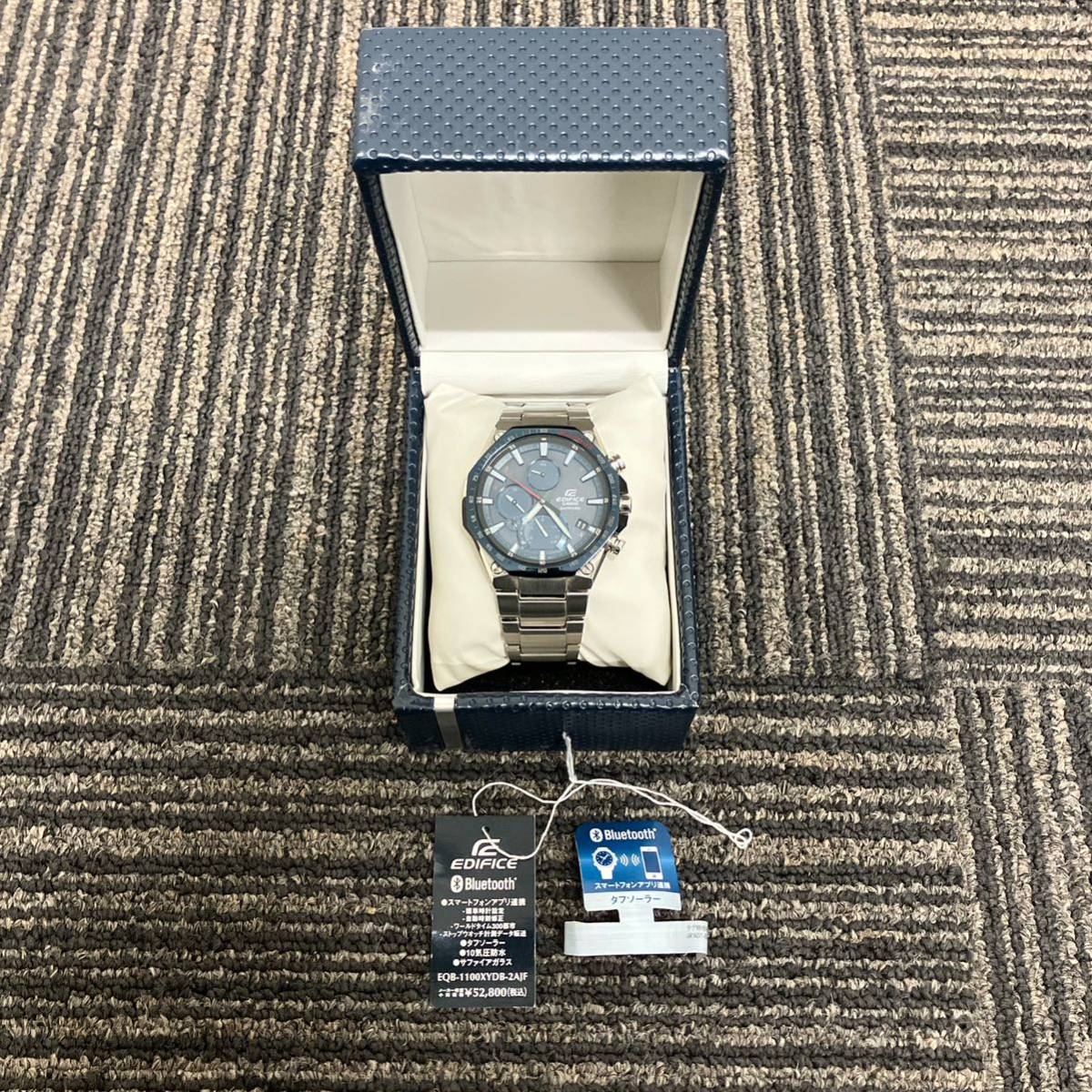 TK1111】カシオ CASIO 腕時計 EDIFICE EQB-1100XYDB-2AJF ソーラー式