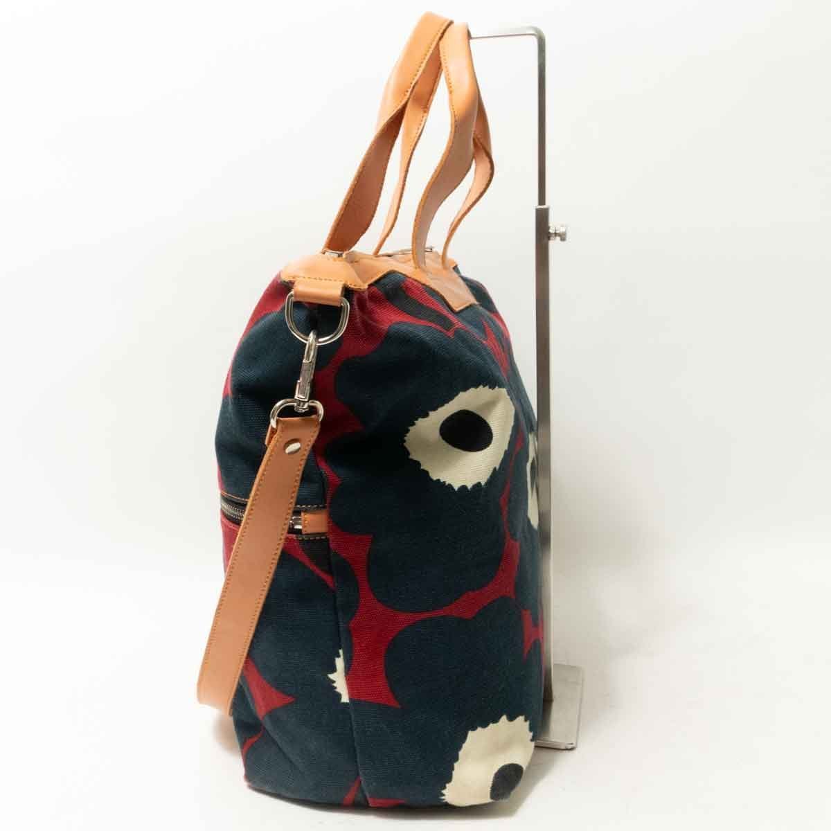 マリメッコ ショルダーバッグ marimekko トートバッグ ウニッコ柄 
