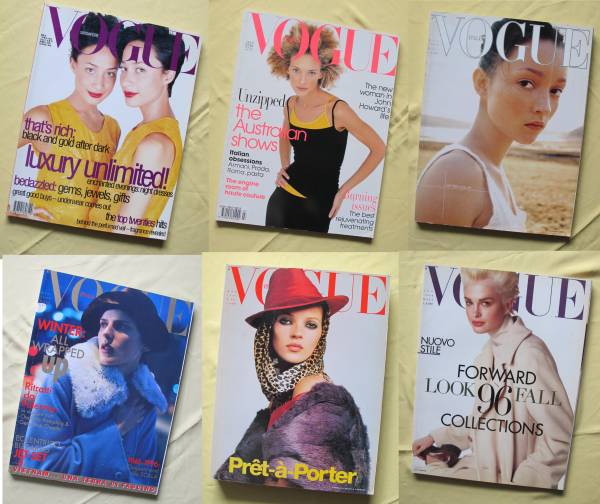 女性情報誌 洋雑誌 女性ファッション誌 [VOGUE]ヴォーグ 6冊セット