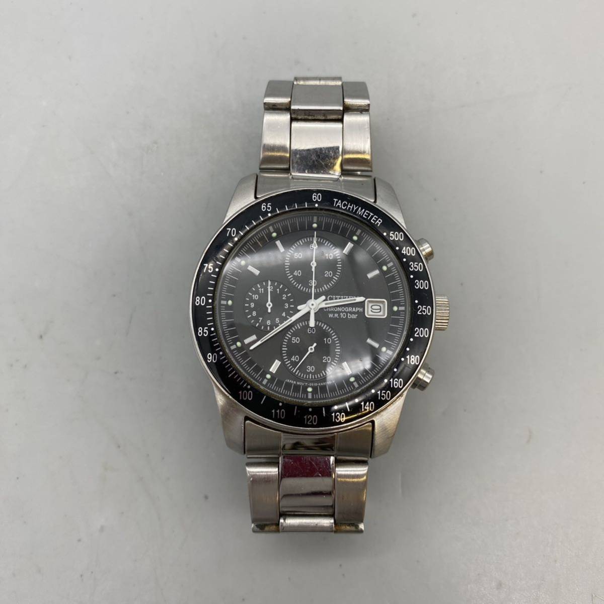 0510-K16008 CITIZEN - シチズン クロノグラフ スピードマスター 