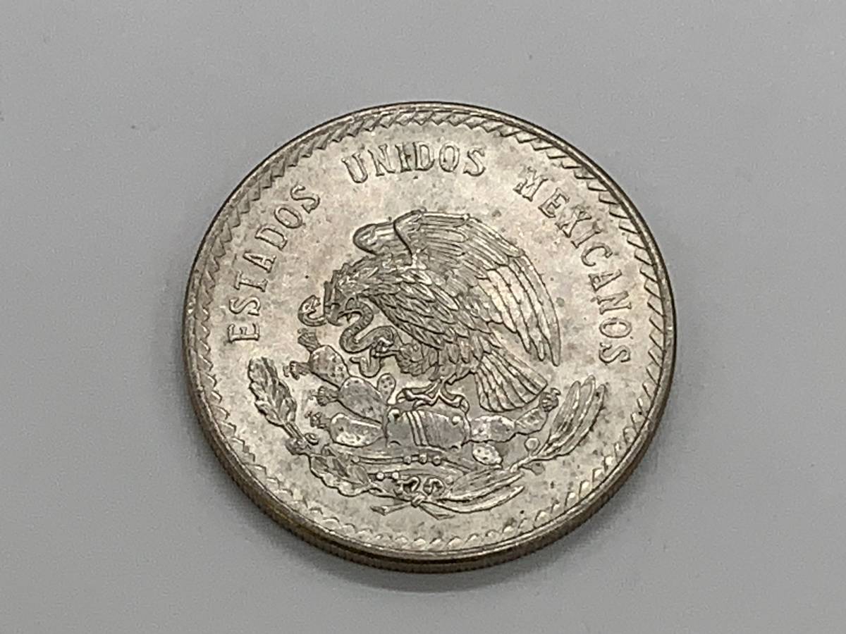 ☆メキシコ 5ペソ 銀貨 クアウテモック王 1948年 30 メキシコ 1948年