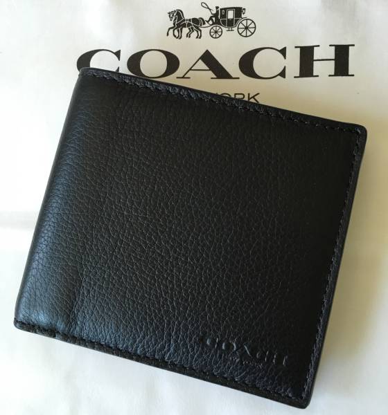 COACH コーチ レザー財布 二つ折り財布 F75003 新品本物8