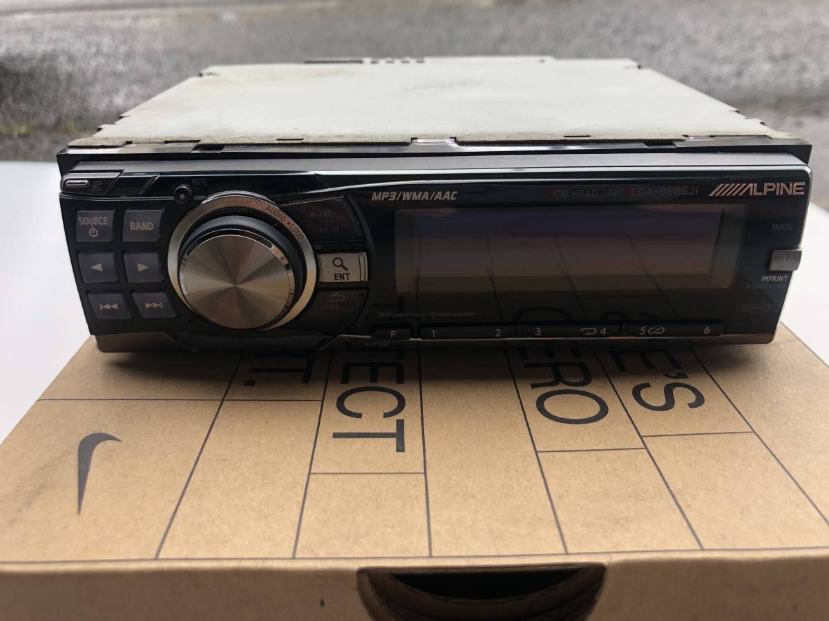 ☆ALPINE アルパイン CDA-9886Ji☆ 中古 アルパイン CDA-9886Ji CDプレイヤー CD-R ALPINE アルパイン CDA