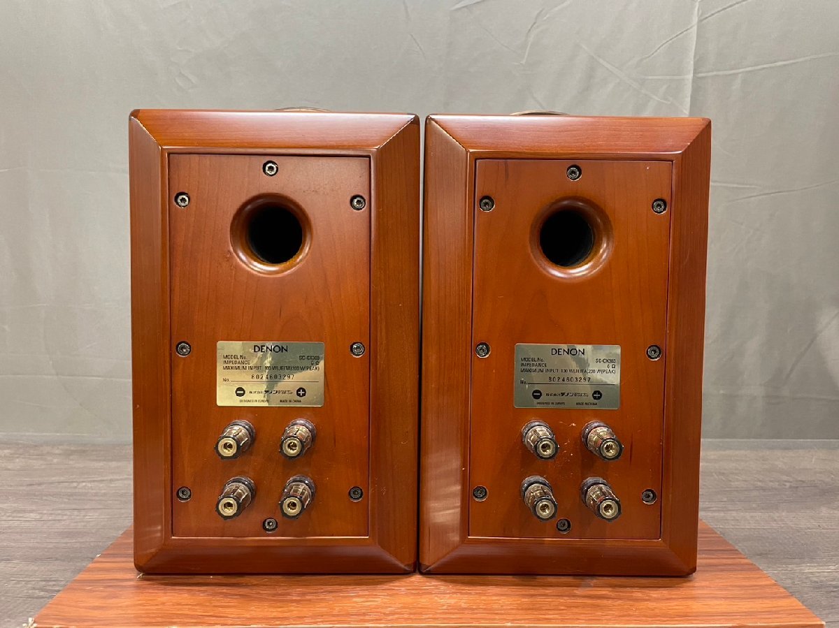 △8187 中古品 オーディオ機器 スピーカー DENON SC-CX303 ペア デノン