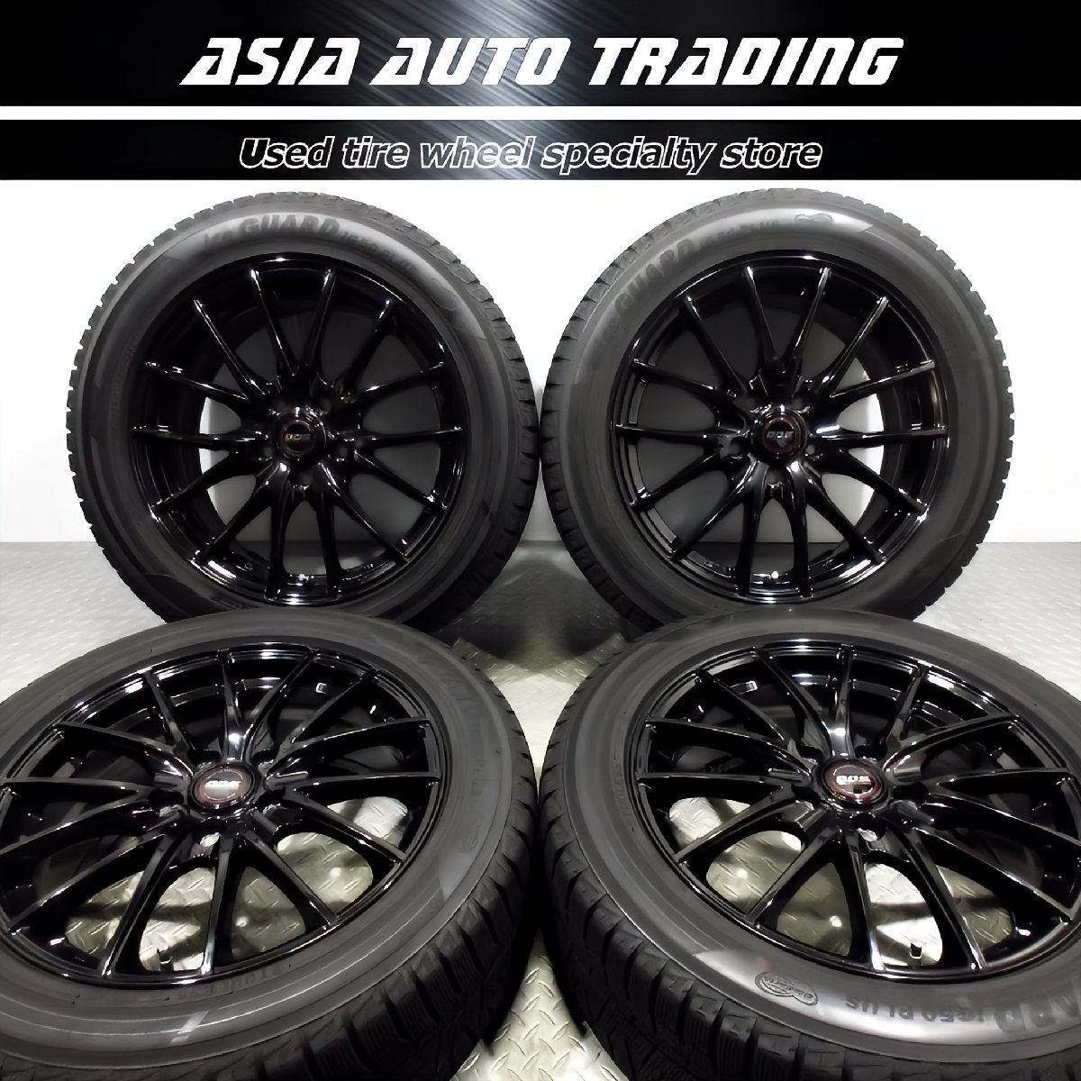 【大得価，2025】 超バリ溝 BADX DOS VC-1 7J+53 PCD114.3-5穴 ヨコハマ IG50 PLUS 215/55R17 ice GUARD 2019年後半 スタッドレス オデッセイ ヴェゼル(スタッドレスタイヤ)｜売買されたオークション情報、yahooの商品情報をアー 5穴