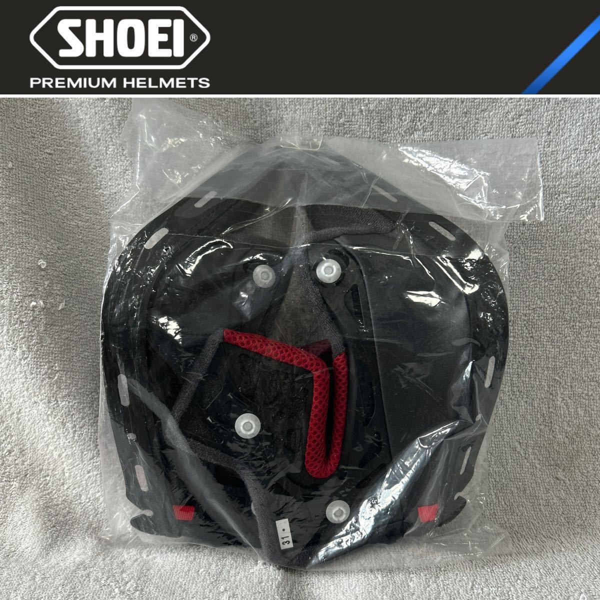 新品 純正 リペアパーツ SHOEI Z-7 31mm ショウエイ Zセブン チークパッド ヘルメット 内装 全サイズ共通オプション A51114-9