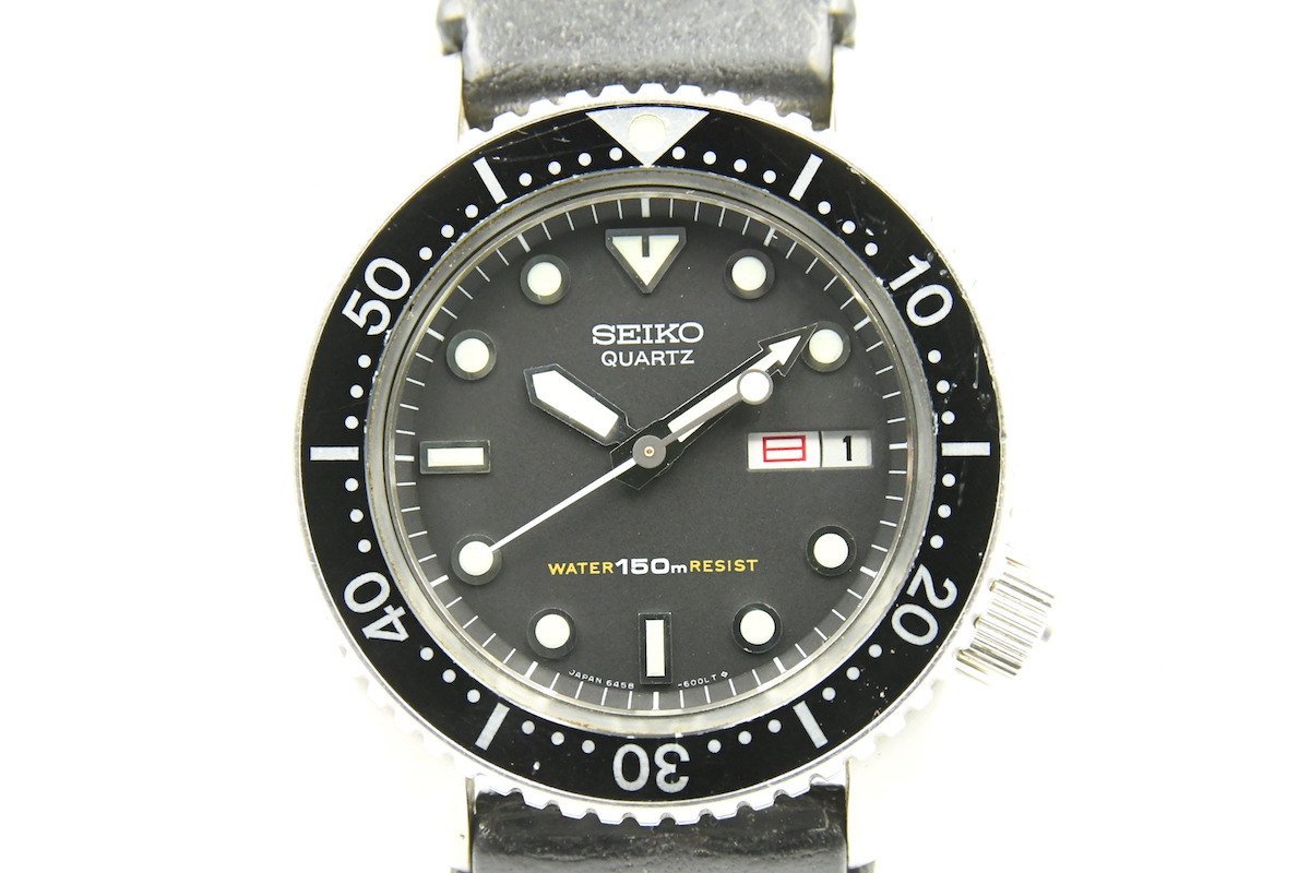 SEIKO セイコー クォーツ ダイバー 150m Ref.6458-6000 電池交換済み