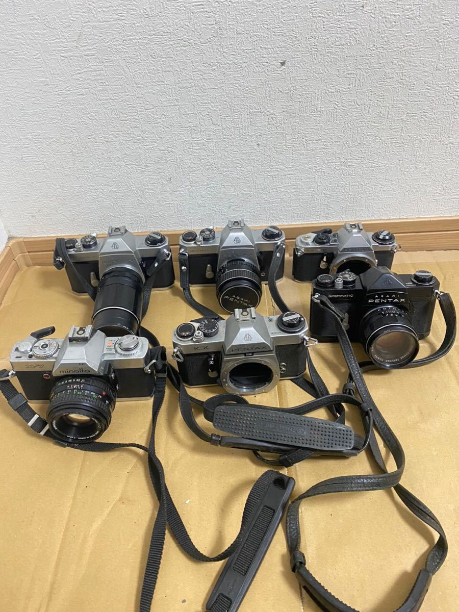 フィルムカメラ PENTAX spotmatic spotmatic F minolta X7 pentax KX 6個大量に販売される