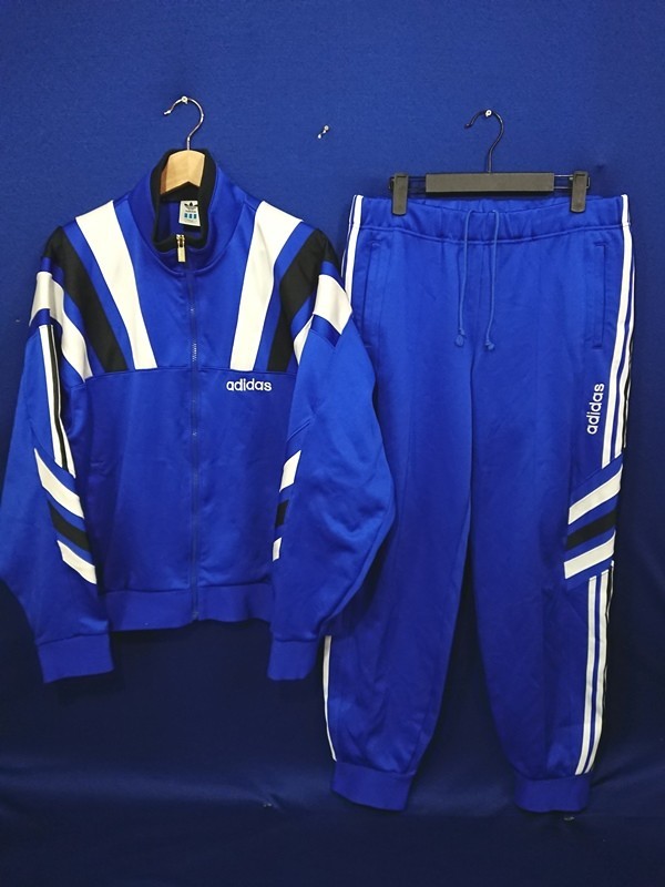 r1_7240 ヴィンテージ 90s ADIDAS アディダス デサントタグ 3本ライン 