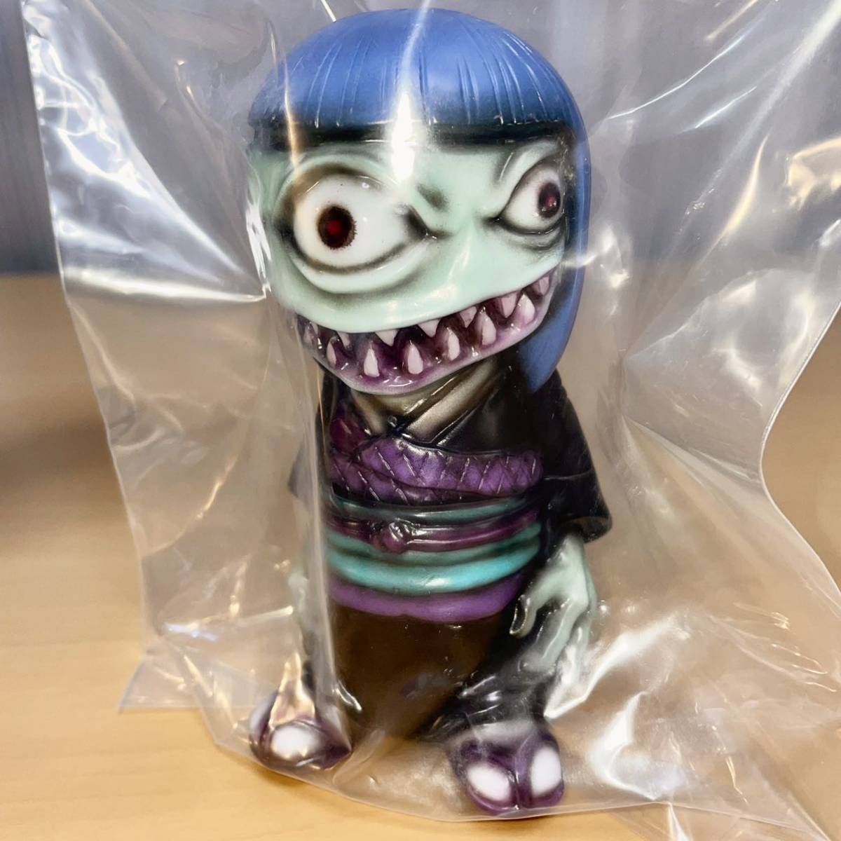 かっこわらい雑貨店 よしこ 豊橋カラー 妖怪 ソフビ kakkowarai toys 