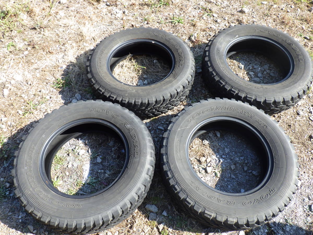 熊本】【引取OK】トーヨートランパス 4本セット TOYO RADIAL TRANPATH