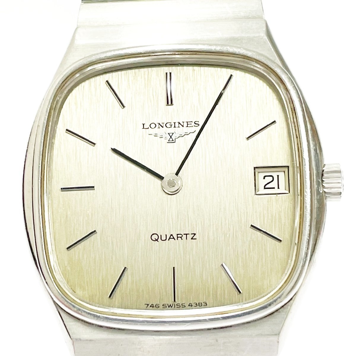 LONGINES ロンジン ラ グラン クラシック 時計 腕時計 シルバー 1円スタート】LONGINES ロンジン SS シルバー文字盤 クオーツ ボーイズ