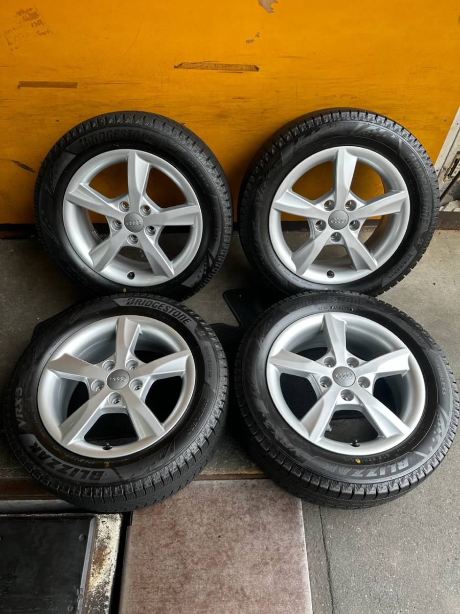 ブリヂストン VRX3 205/55R16インチ 6.5J +43 5H 112 4本セット 2021年製 アウディ