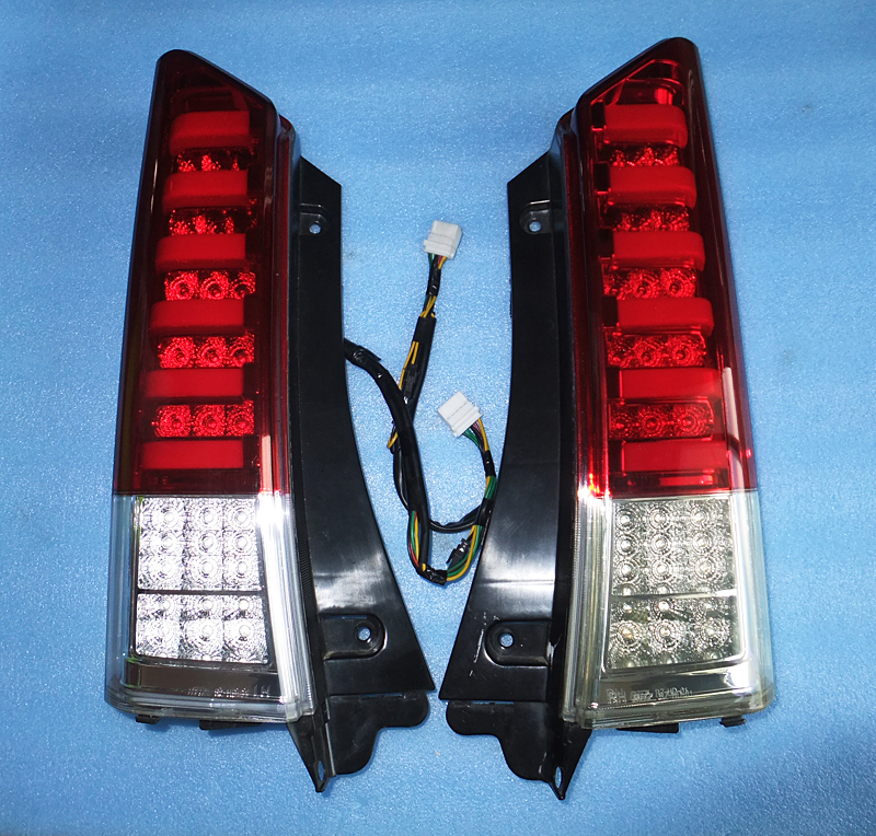 REIZ フルLED テール ランプ 左右 ホンダN-BOX JF1 JF2 レッドクリアー