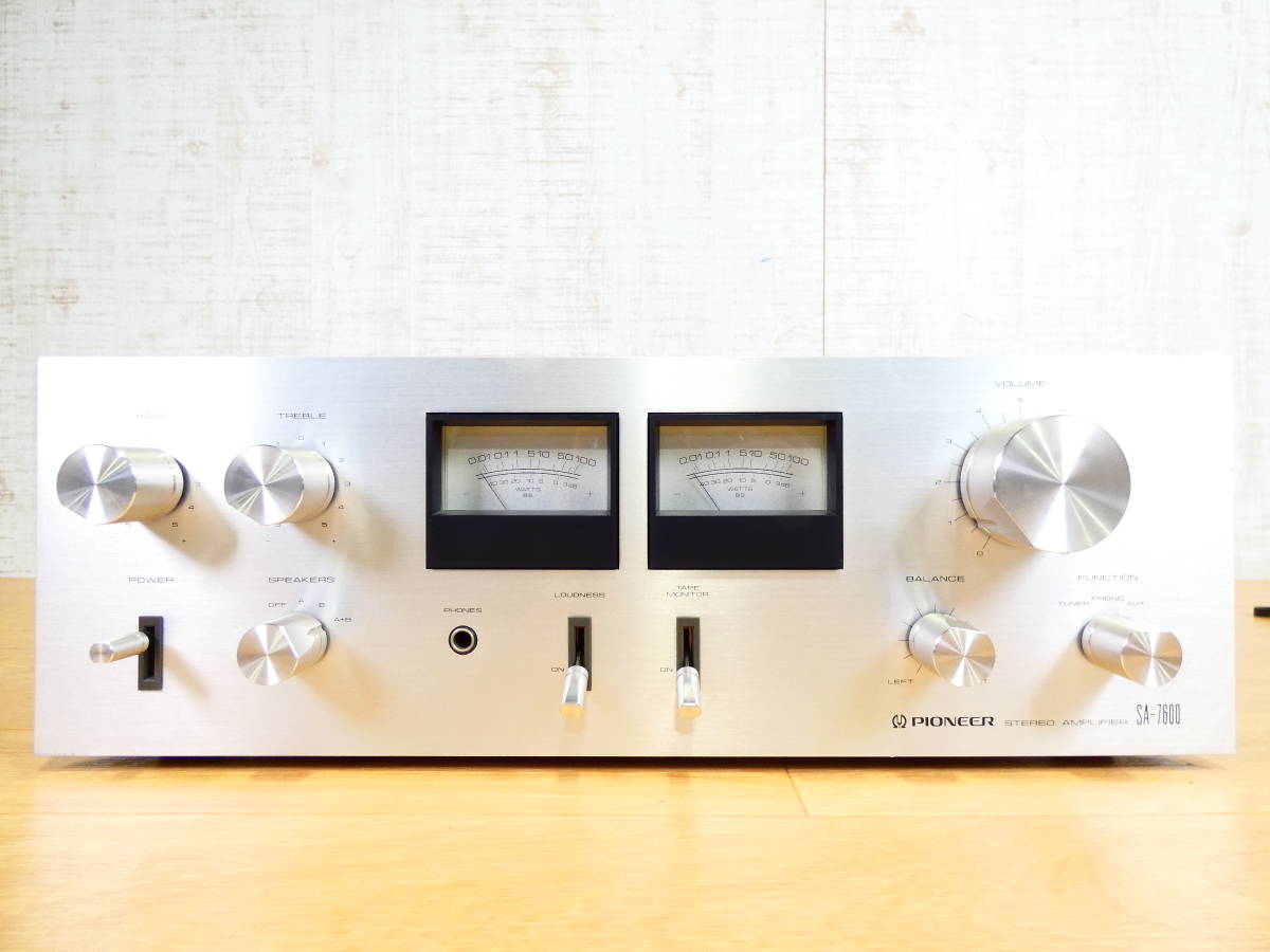 Pioneer パイオニア SA-7600 プリメインアンプ 音響機器 オーディオ