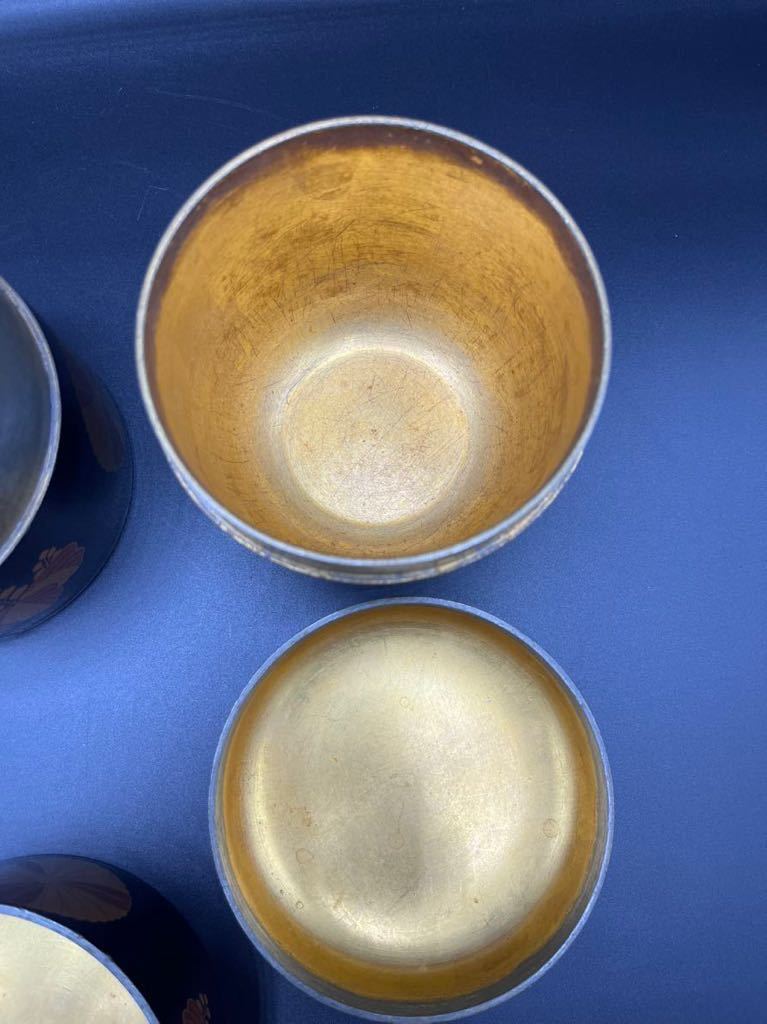つ）錫 ①高さ約11.3cm重さ約1238.6g／②高さ約10.3cm重さ約742.6g 茶