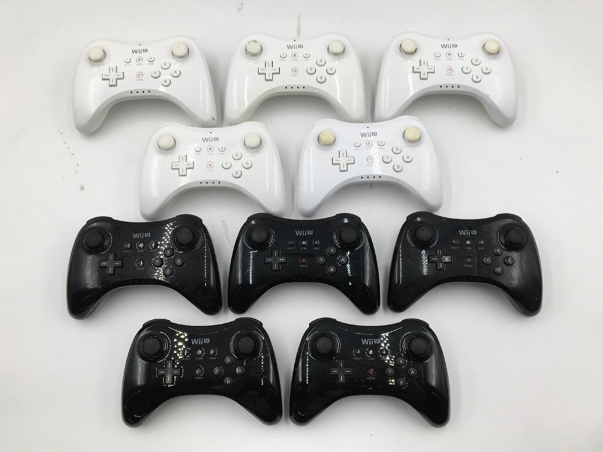 ♪△【Nintendo ニンテンドー】WiiU PROコントローラー 10点セット WUP