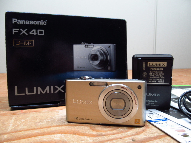 Panasonic LUMIX DMC-FX40 コンパクトデジタルカメラ コンデジ 動作