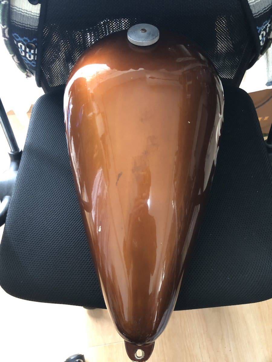 ワンオフ　チョッパー　エッグ　タンク　ロートンネル　ハーレー　バイク