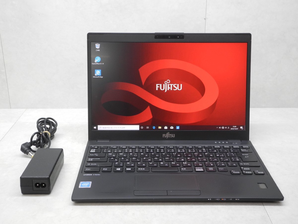 現状品/ウルトラスリムモバイル】LIFEBOOK U939/B/Celeron-4305U 2.20