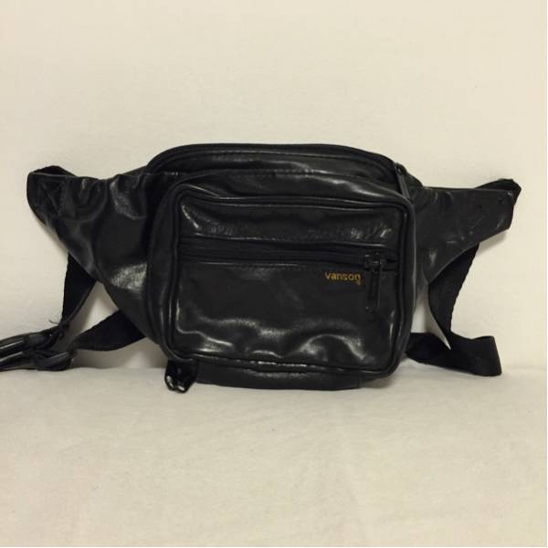 vanson バンソン ウェストバッグ ブラック 黒