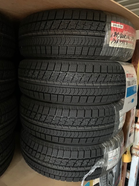 兵庫支店　ＶＲＸ未使用在庫処分　185/60Ｒ16　86Ｑ４本ＳＥＴ　2020年製造 185／60r16 スタッドレス vrxの通販 -vrx 0 55r16の中古品・新品
