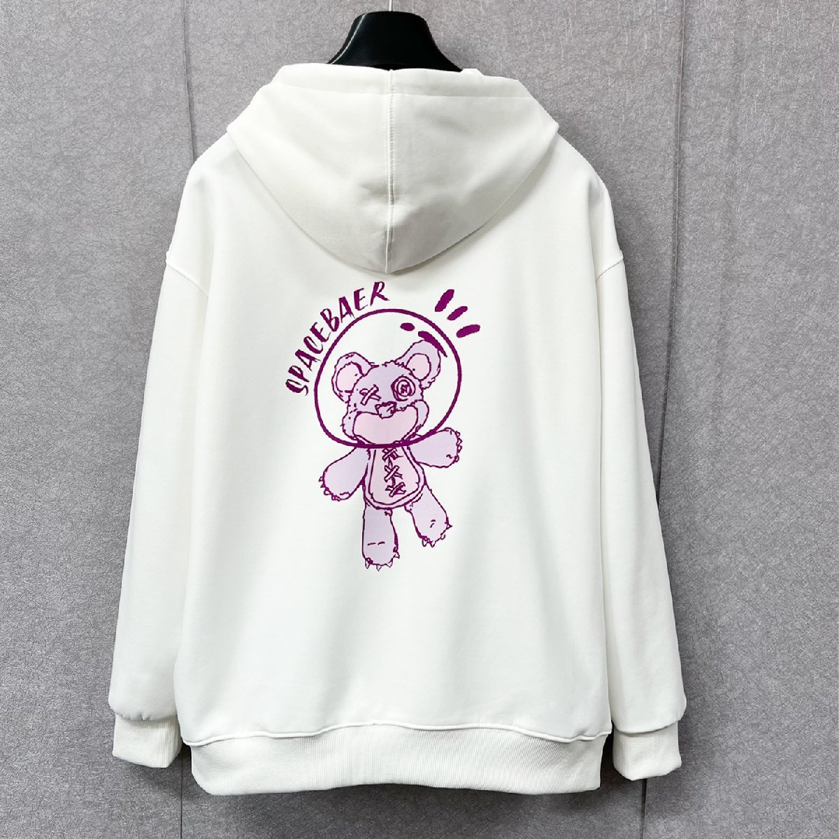 上級・パーカー 定価4万◆Emmauela・イタリア・ミラノ発◆綿100％ 快適 上品 ゆったり スウェット 人気 カットソー 普段着 M/46サイズ