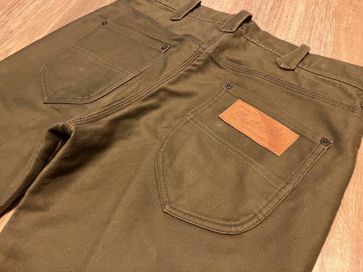 レア！　美品　WEST RIDE 　ウエストライド 　ツイル ブーツカット 　カーキ　W33　
