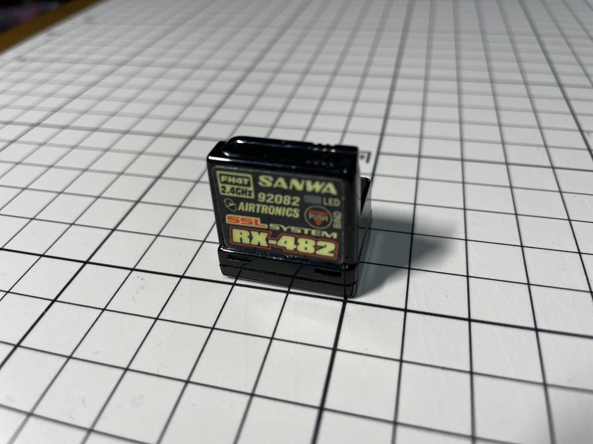 No,1【SANWA サンワ 三和】中古 RX-482受信機 2.4GHz FHSS4 4