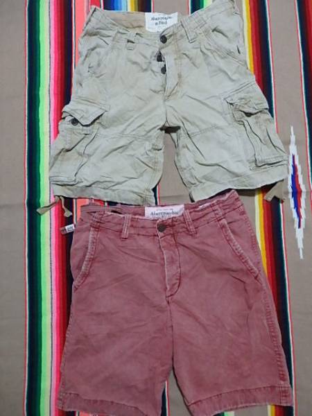 BNSP6アバクロ&ホリスターショーツ4本【W31】￥1～US古着卸業者