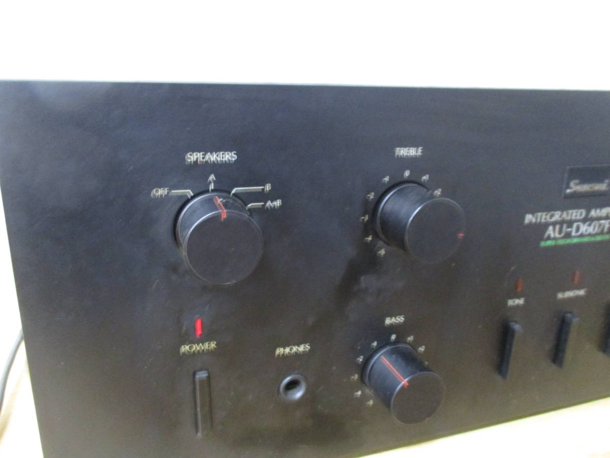 TJ-649 『Sansui サンスイ AV-D607F 』ステレオ プリメインアンプ 山水