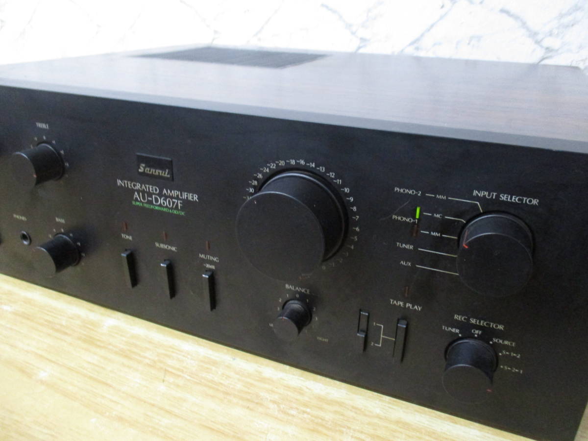 TJ-649 『Sansui サンスイ AV-D607F 』ステレオ プリメインアンプ 山水