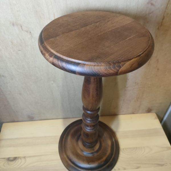 美品・レア】ドマン Demain イタリー製 サイドテーブル 木製 花台 花瓶