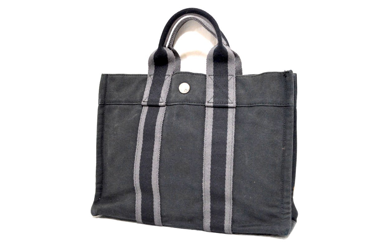 フールトゥPM ミニトートバッグ エルメス キャンバス HERMES 